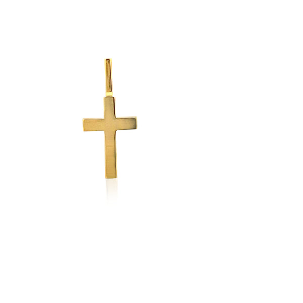 Cross pendant in 9ct yellow gold