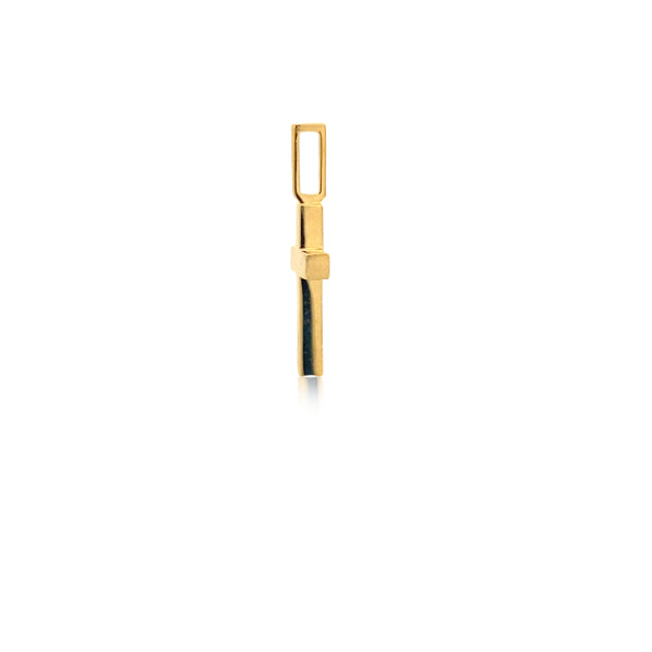 Cross pendant in 9ct yellow gold