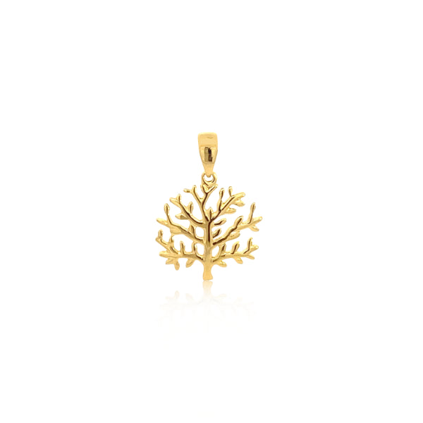 Tree of life pendant in 9ct yellow gold