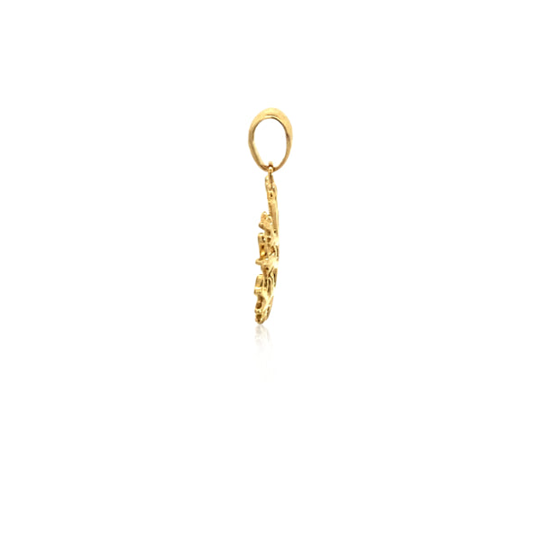 Tree of life pendant in 9ct yellow gold