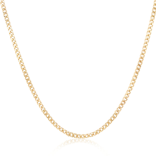 Gold Curb chain - 50cm