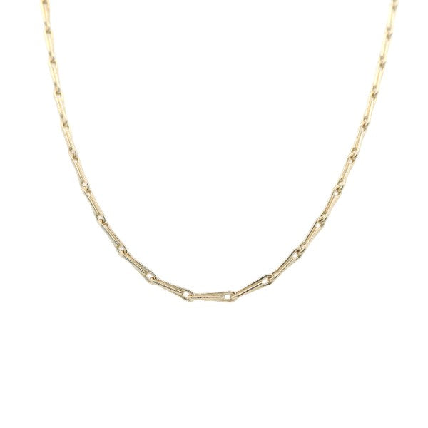 Fine hayseed chain in 9ct yellow gold