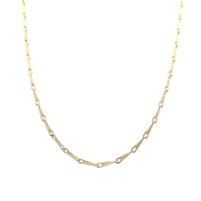 Fine hayseed chain in 9ct yellow gold