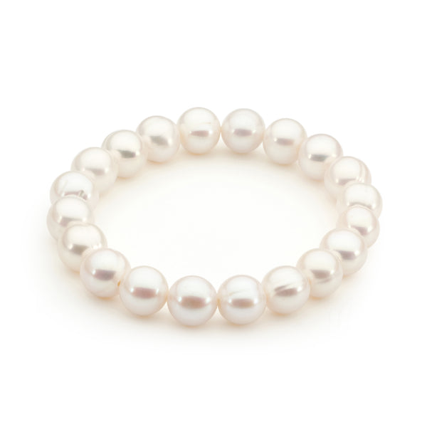 White Pearl Bracelet - 19cm