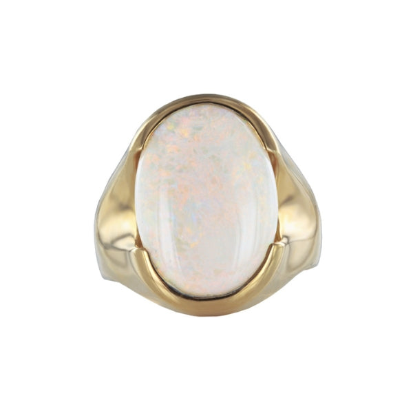 Statement Opal ring in 9ct yellow gold