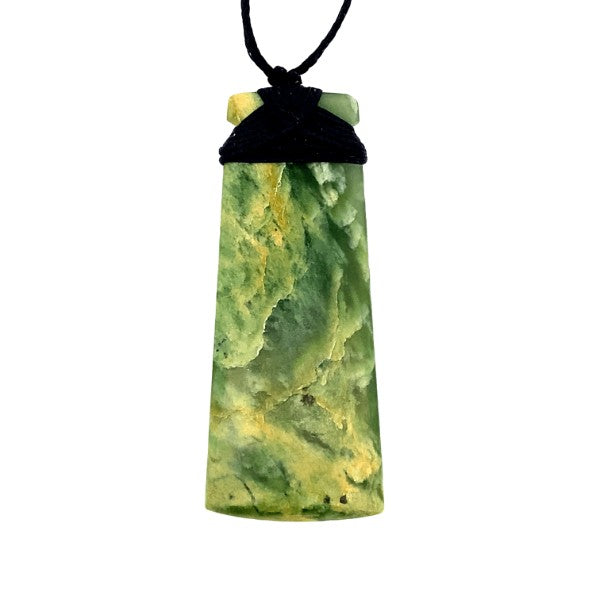 NZ pounamu greenstone toki necklace