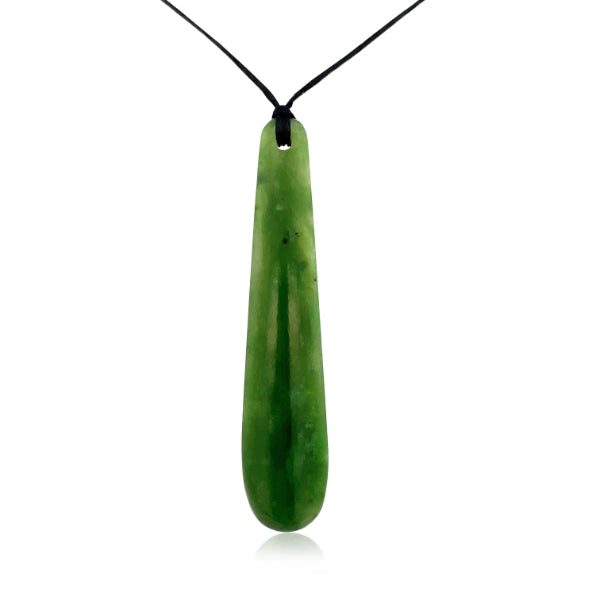 Greenstone Drop Necklace - 68mm