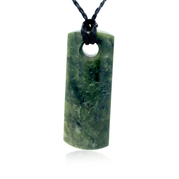NZ pounamu greenstone drop necklace