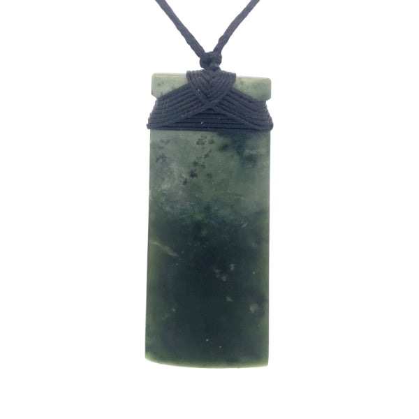 NZ pounamu greenstone toki necklace
