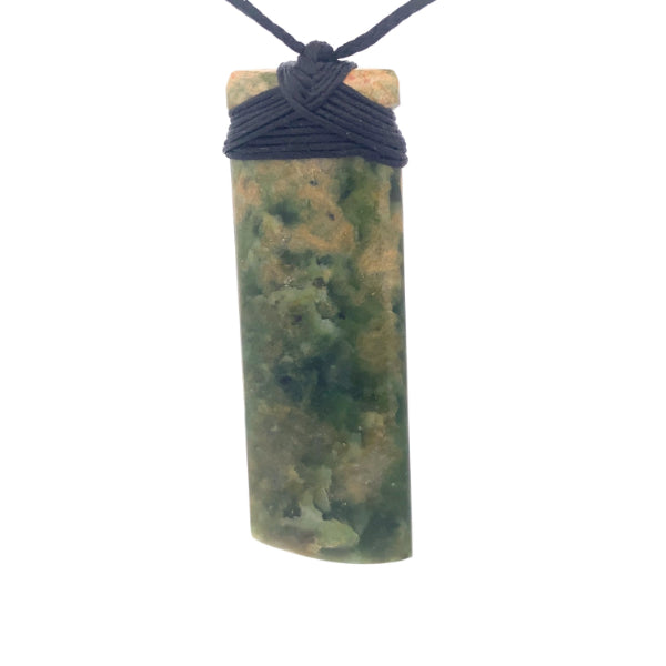 NZ pounamu greenstone toki drop necklace