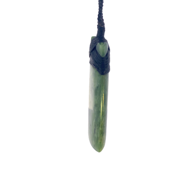 NZ pounamu greenstone toki necklace