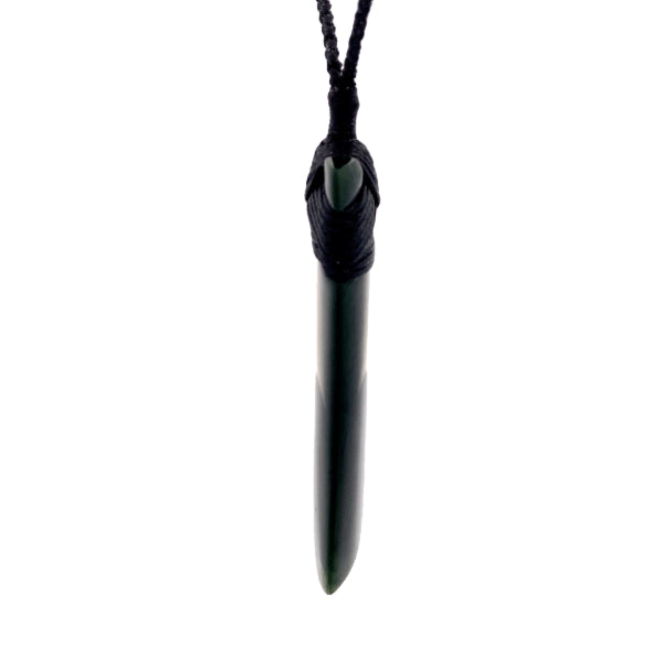 NZ pounamu greenstone bound toki by Jayme Anderson
