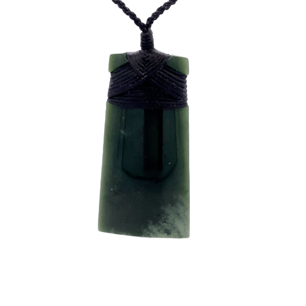 NZ pounamu greenstone bound toki by Jayme Anderson