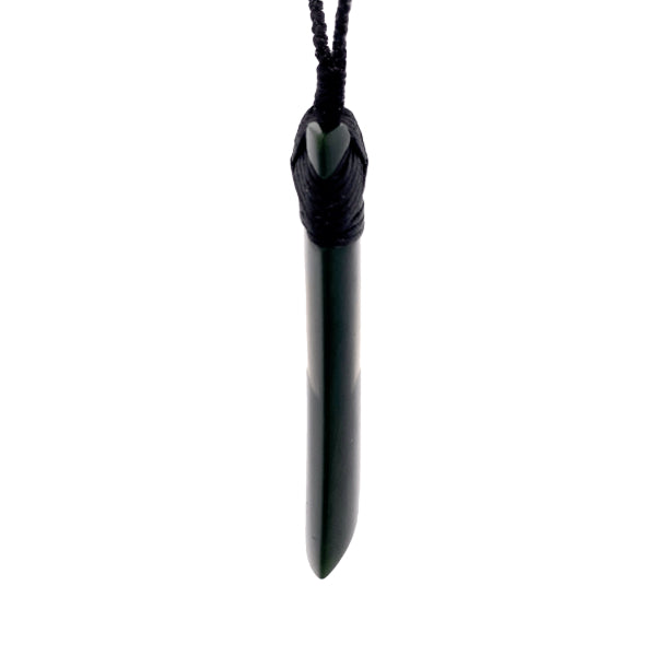 NZ pounamu greenstone bound toki by Jayme Anderson
