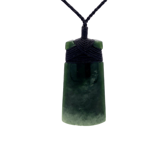 NZ pounamu greenstone bound toki by Jayme Anderson