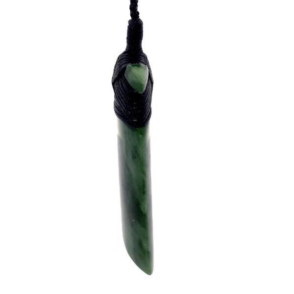 NZ pounamu greenstone bound toki by Jayme Anderson