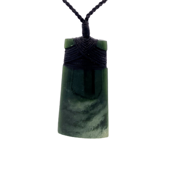 NZ pounamu greenstone bound toki by Jayme Anderson