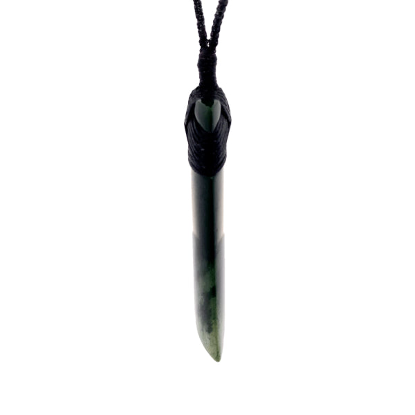 NZ pounamu greenstone bound toki by Jayme Anderson