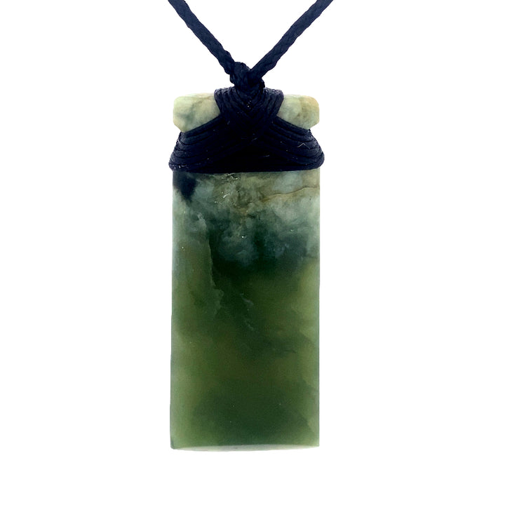 NZ pounamu greenstone toki necklace