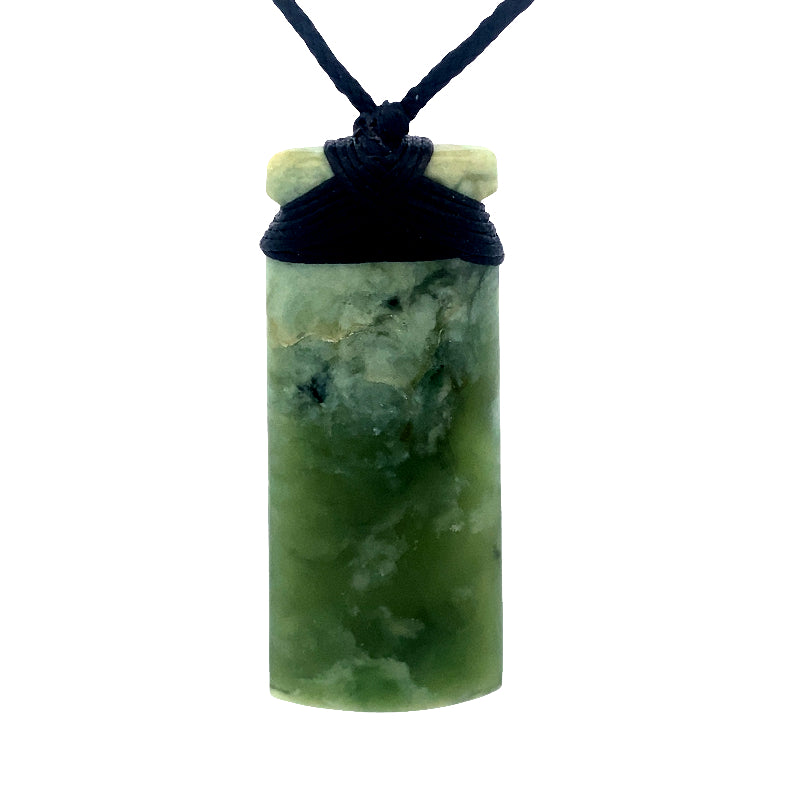 NZ pounamu greenstone toki necklace