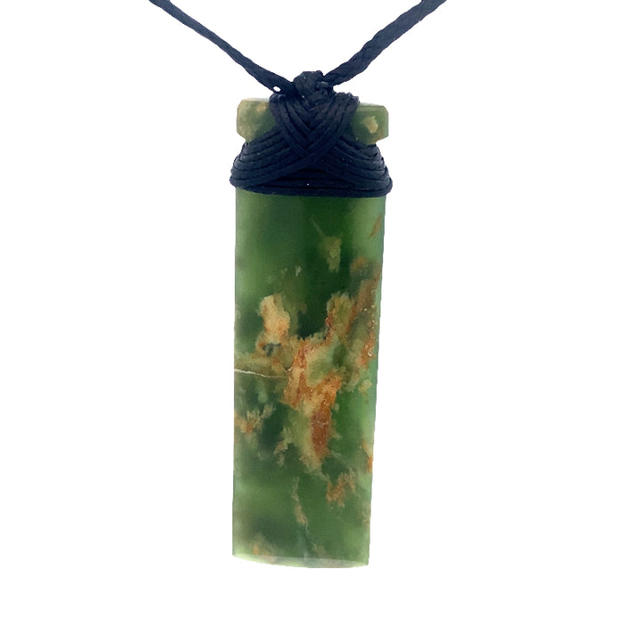 NZ pounamu greenstone toki necklace