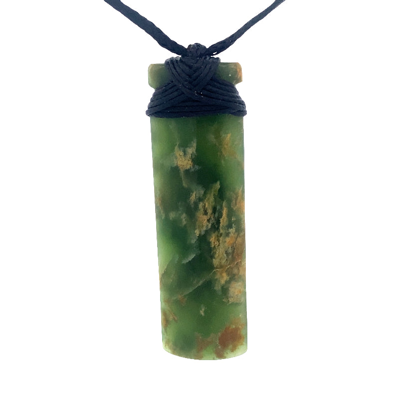 NZ pounamu greenstone toki necklace