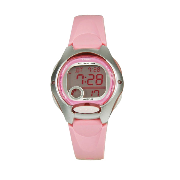 Casio quartz digital sports watch in pink