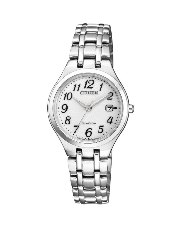 Citizen women's solar powered dress watch in silver