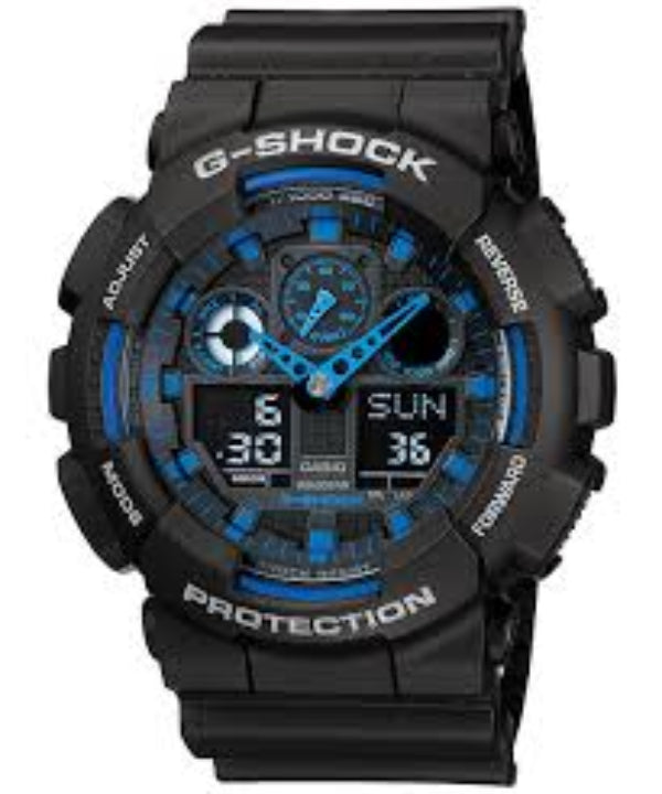 Magnetic resistant G-shock with speed indicator