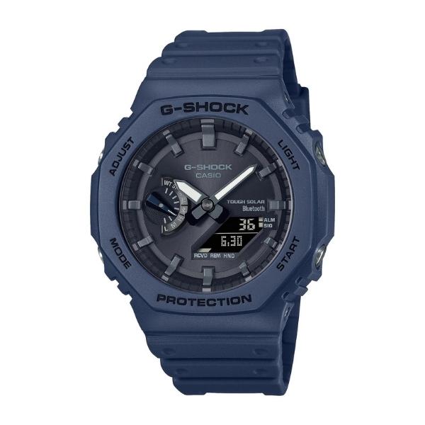 Casio men's bluetooth solar G-Shock watch in blue