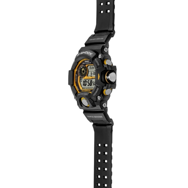 Casio G Shock gents digital solar watch in black