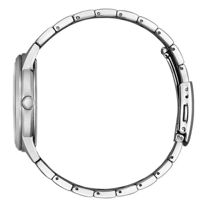 Citizen men's eco drive watch in silver stainless steel