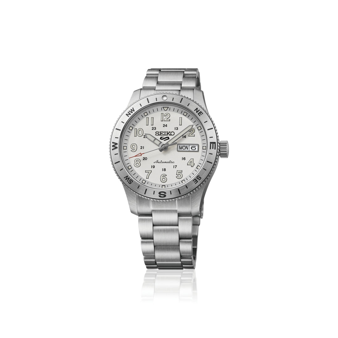 Seiko - mens automatic with day/date in stainless steel