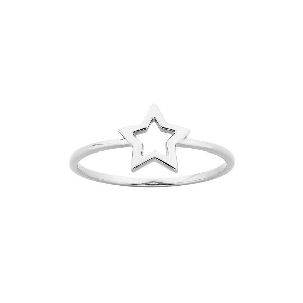 Karen Walker mini star ring in sterling silver