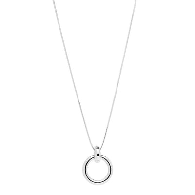 Najo - Beni double hoop necklace in sterling silver