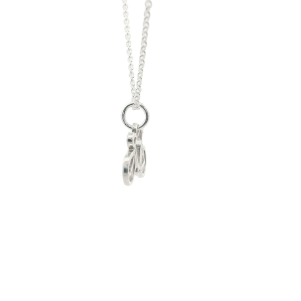 Silver Bicycle Pendant