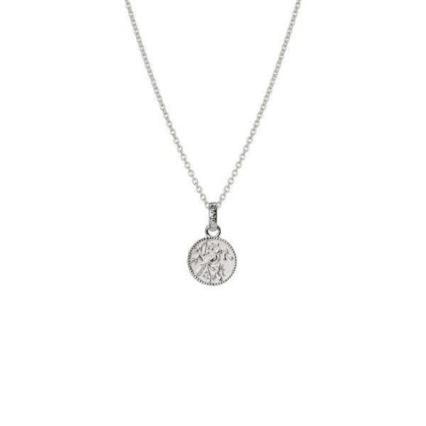 Evolve tui coin necklace in sterling silver