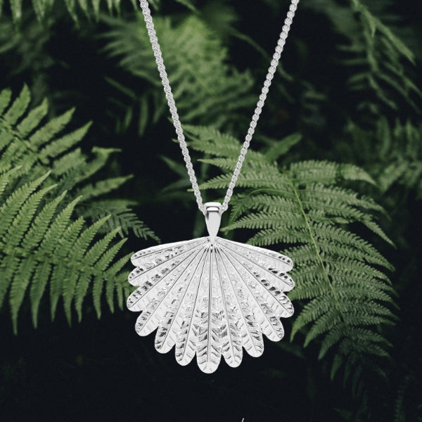 Silver NZ Piwakawaka Necklace