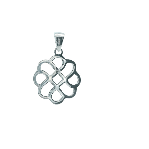 Celtic weave pendant in sterling silver