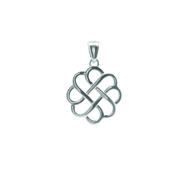 Celtic weave pendant in sterling silver