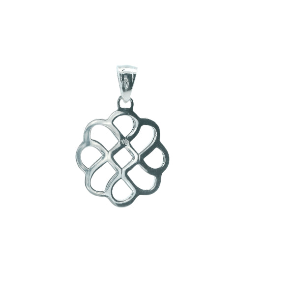 Celtic weave pendant in sterling silver