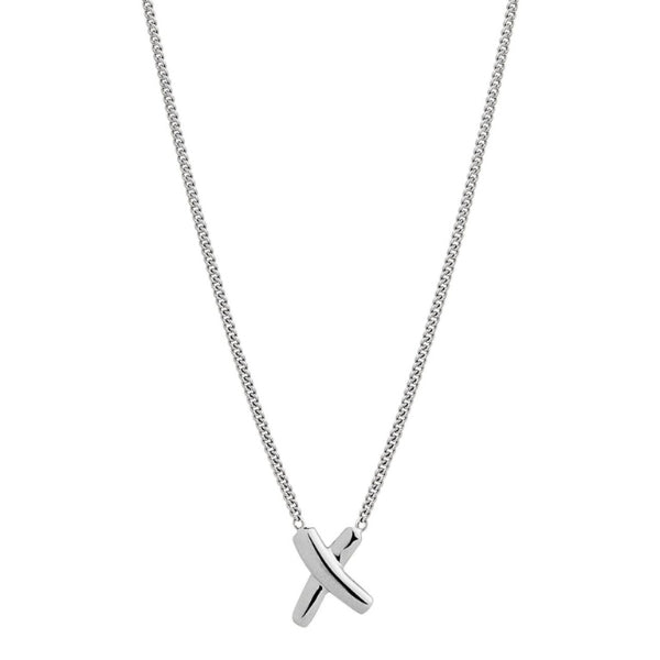 Sterling silver Kiss necklace from Najo