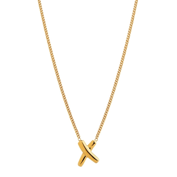 Najo - Bisous kiss necklace in gold plated sterling silver