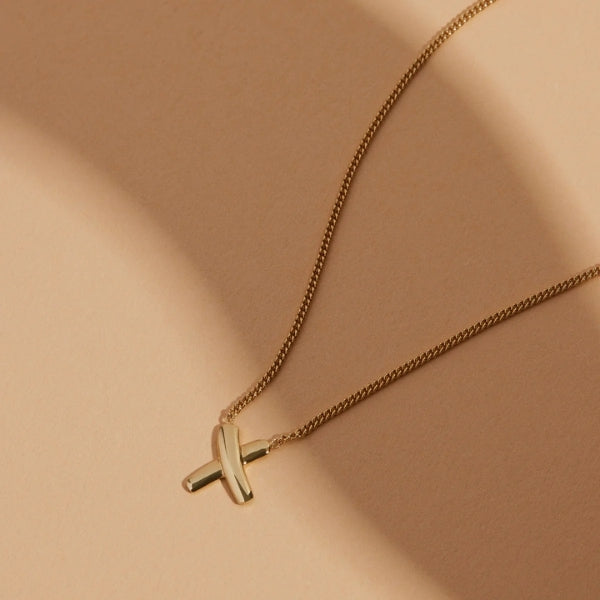 Najo - Bisous kiss necklace in gold plated sterling silver
