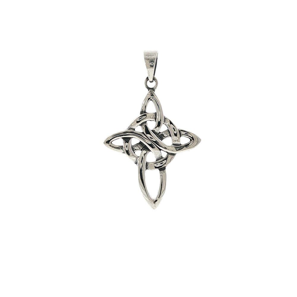 Celtic knot pendant in sterling silver