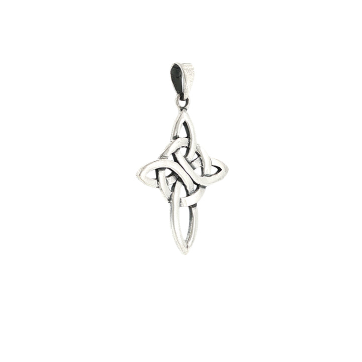 Celtic knot pendant in sterling silver