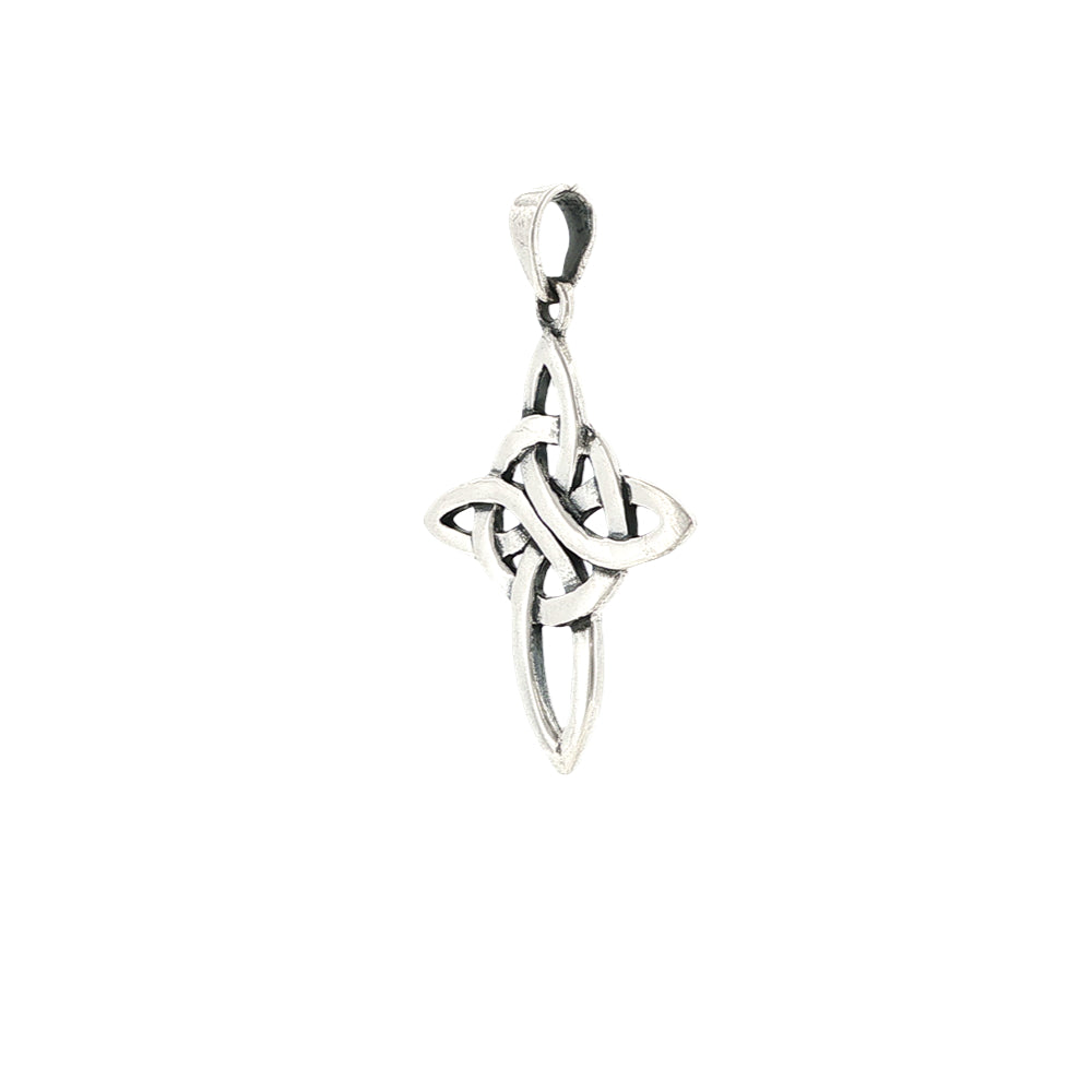 Celtic knot pendant in sterling silver