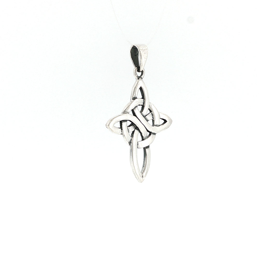 Celtic knot pendant in sterling silver