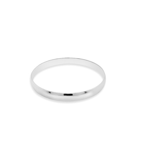 Golf bangle in sterling silver - 7mm wide