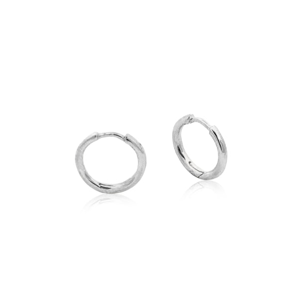 Sterling Silver Huggie Earring - 14mm